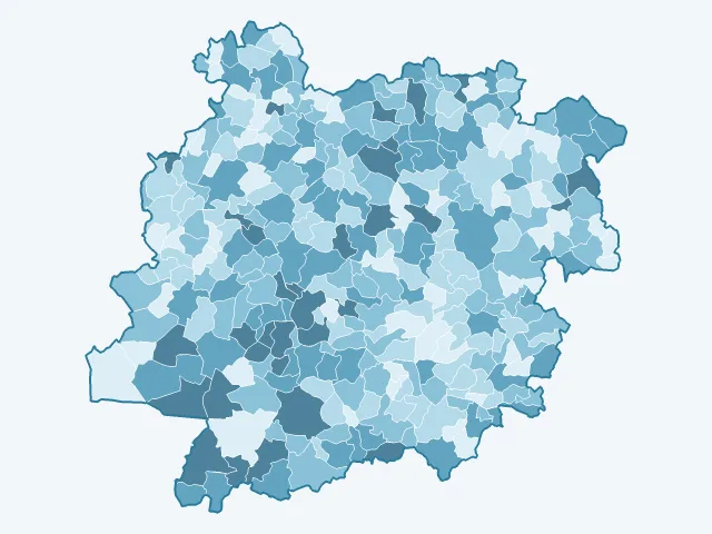 Carte des logements vacants dans le Lot-et-Garonne (47)