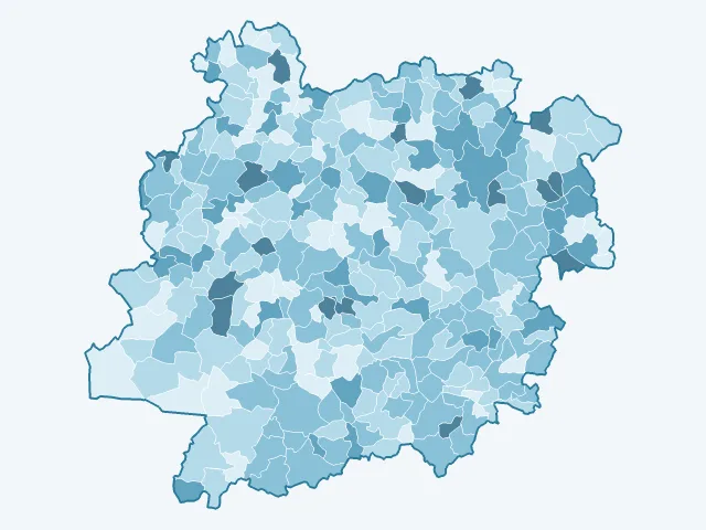 Carte du vote Anne Hidalgo dans le Lot-et-Garonne (47)