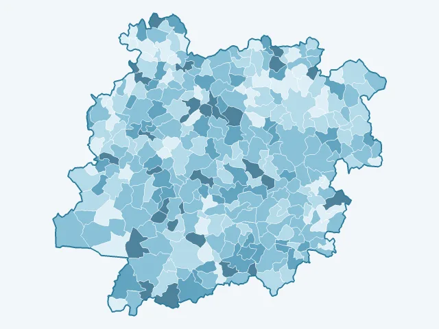 Carte du vote Éric Zemmour dans le Lot-et-Garonne (47)