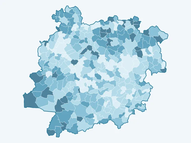 Carte du vote Jean Lassalle dans le Lot-et-Garonne (47)