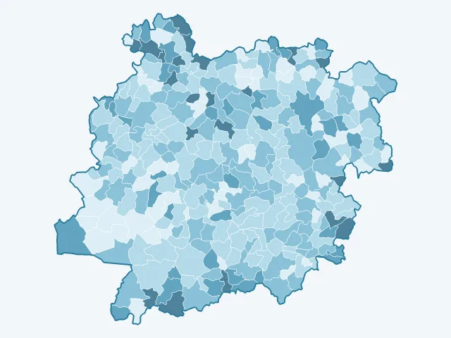 Carte du vote Valérie Pécresse dans le Lot-et-Garonne (47)