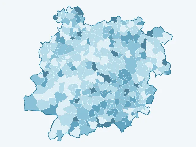 Carte du vote Yannick Jadot dans le Lot-et-Garonne (47)