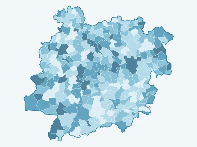 Carte du taux de chômage dans le Lot-et-Garonne (47)