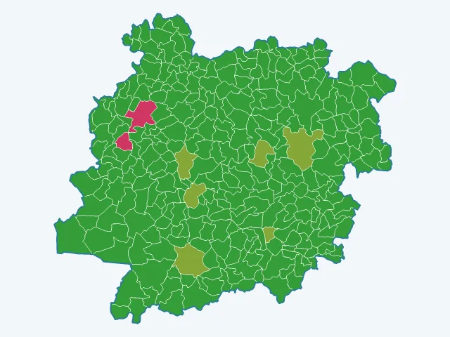Carte des infractions liées aux stupéfiants dans le Lot-et-Garonne (47)
