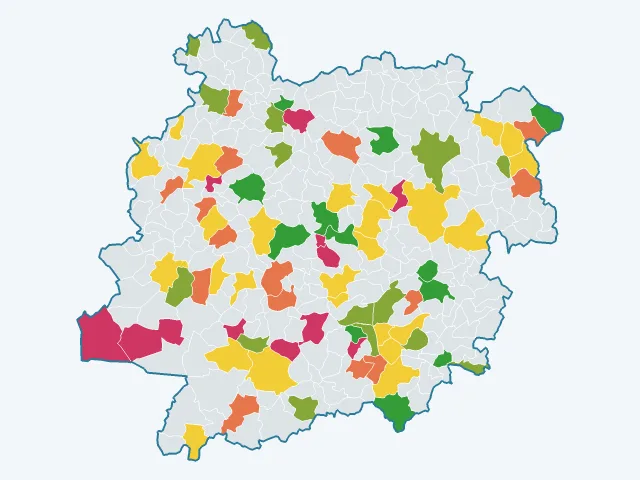 Carte de la vie pratique dans le Lot-et-Garonne (47)