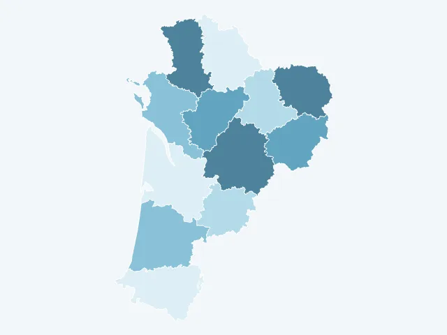 Carte des propriétaires en Nouvelle-Aquitaine