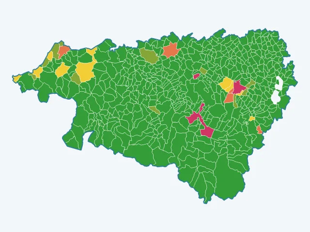 Carte des agressions physiques et sexuelles dans les Pyrénées-Atlantiques (64)