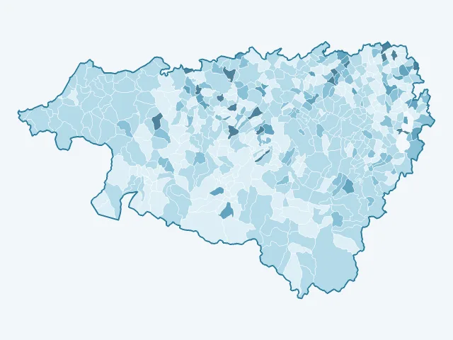 Carte du vote Nicolas Dupont-Aignan dans les Pyrénées-Atlantiques (64)