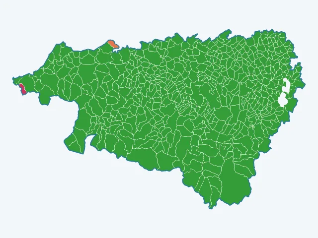 Carte des infractions liées aux stupéfiants dans les Pyrénées-Atlantiques (64)