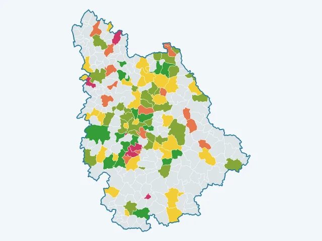 Carte des sports et loisirs dans la Vienne (86)
