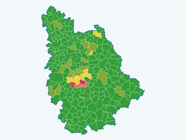 Carte des cambriolages dans la Vienne (86)