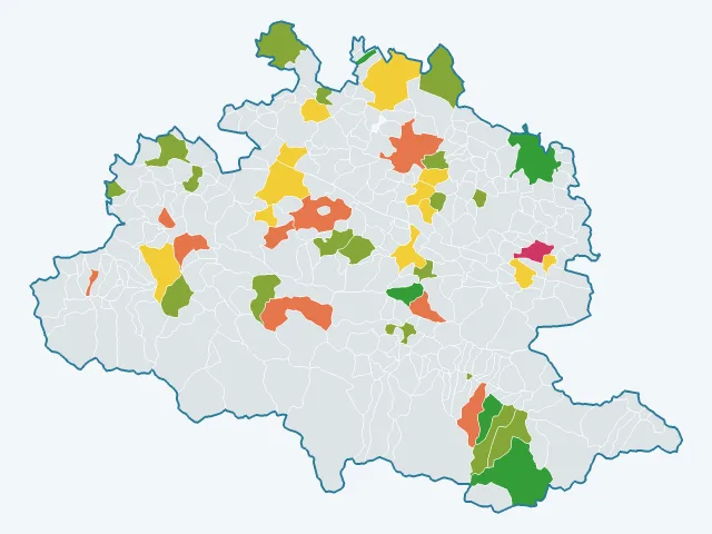 Carte de la satisfaction des habitants dans l'Ariège (09)