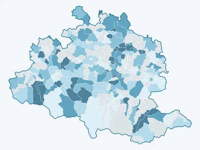 Carte des prix de l'immobilier dans l'Ariège (09)