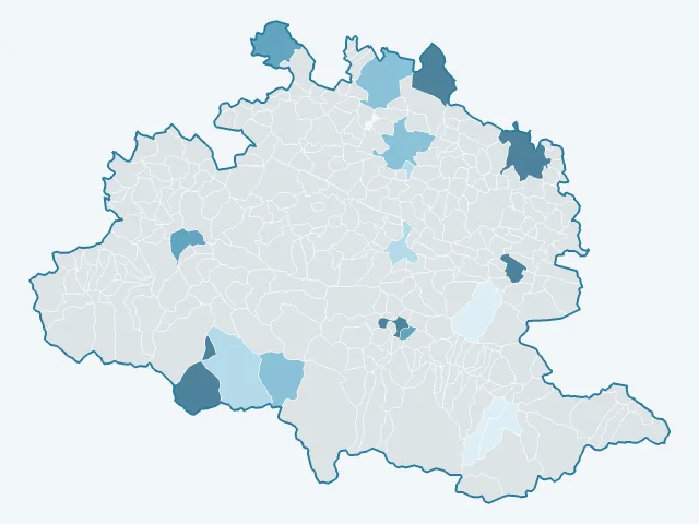Carte du rendement locatif dans l'Ariège (09)