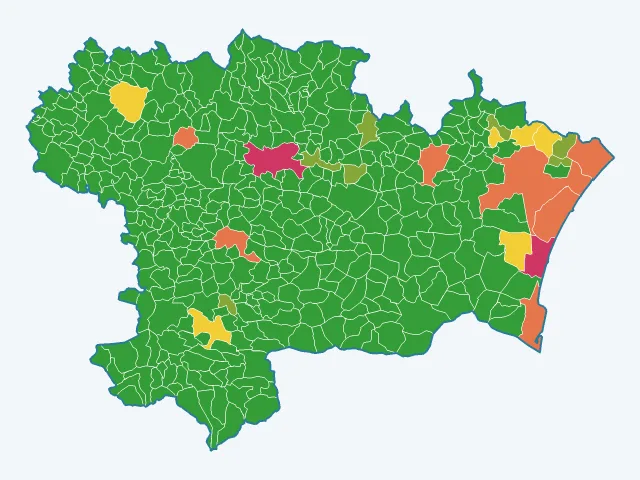 Carte des agressions physiques et sexuelles dans l'Aude (11)