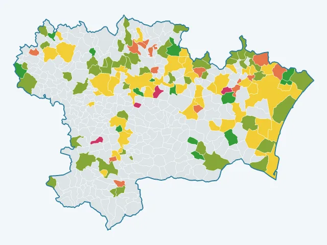 Carte de la satisfaction des habitants dans l'Aude (11)
