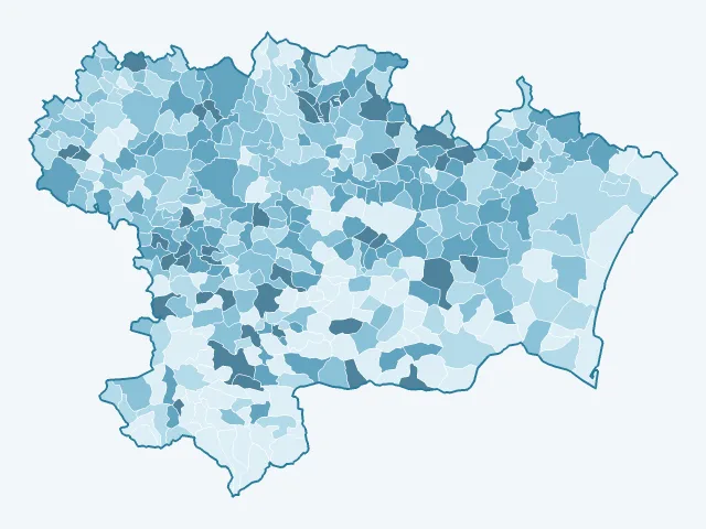 Carte des logements vacants dans l'Aude (11)