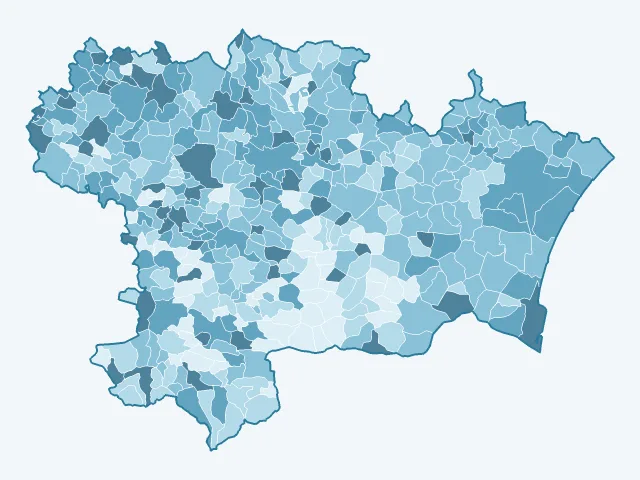 Carte du vote Emmanuel Macron dans l'Aude (11)