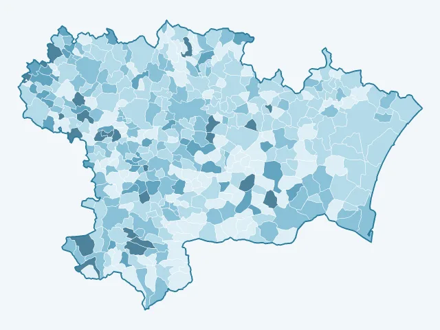Carte du vote Valérie Pécresse dans l'Aude (11)