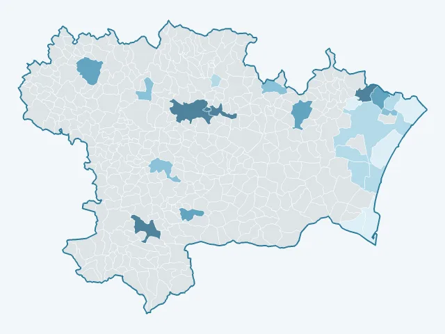 Carte du rendement locatif dans l'Aude (11)