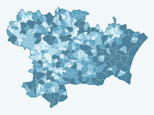 Carte de la superficie dans l'Aude (11)