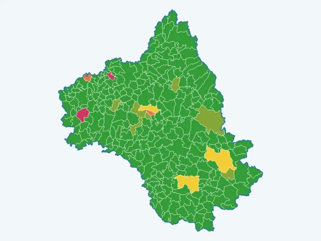 Carte des agressions physiques et sexuelles dans l'Aveyron (12)