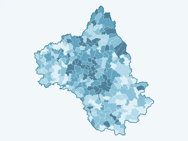 Carte du vote Emmanuel Macron dans l'Aveyron (12)