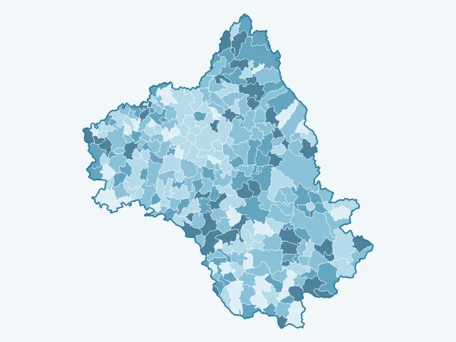 Carte du vote Marine Le Pen dans l'Aveyron (12)