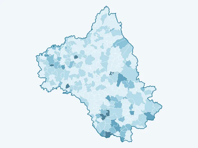 Carte du vote Nathalie Arthaud dans l'Aveyron (12)