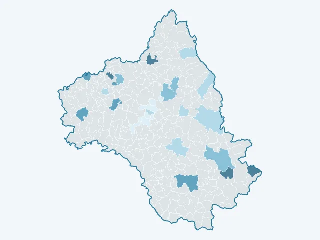 Carte du rendement locatif dans l'Aveyron (12)