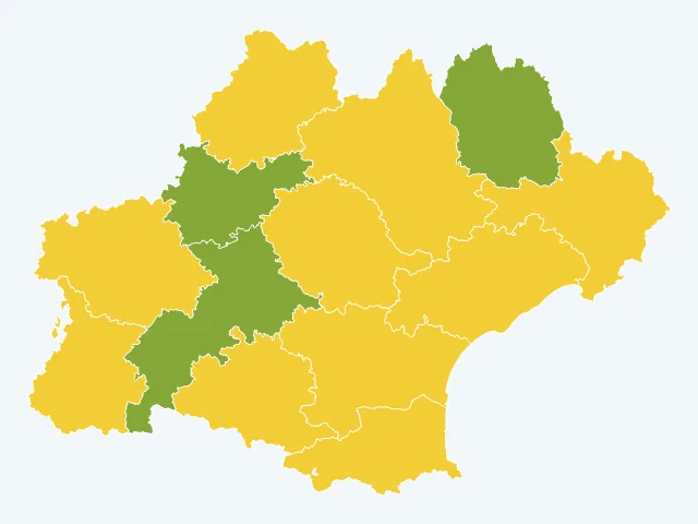 Carte de l'éducation et de la culture en Occitanie