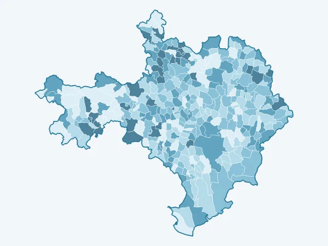 Carte des logements vacants dans le Gard (30)