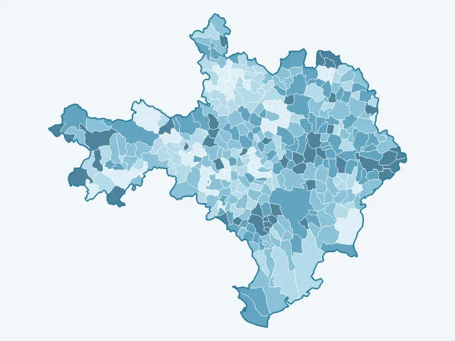Carte du vote Emmanuel Macron dans le Gard (30)