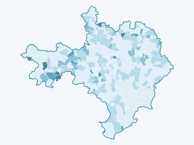 Carte du vote Nathalie Arthaud dans le Gard (30)