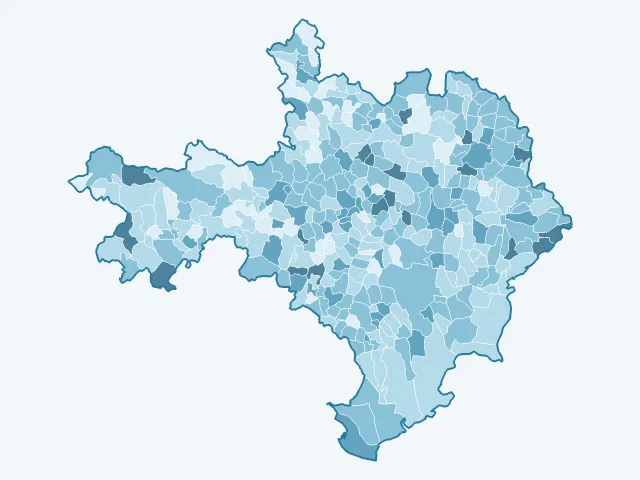 Carte du vote Valérie Pécresse dans le Gard (30)