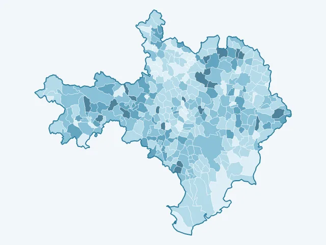 Carte du vote Yannick Jadot dans le Gard (30)