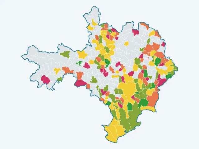 Carte de la vie pratique dans le Gard (30)