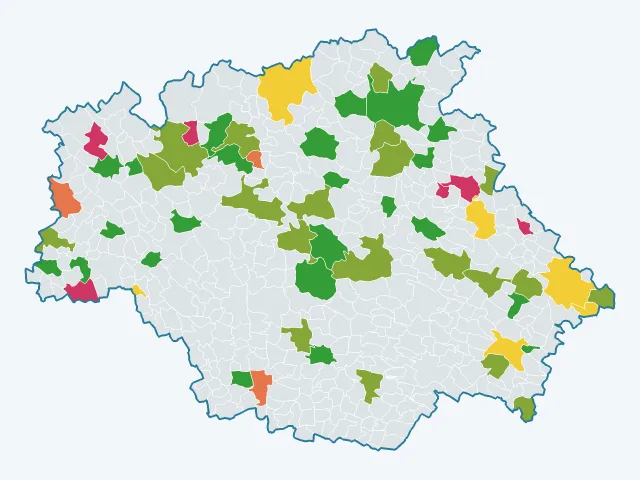 Carte de l'environnement dans le Gers (32)