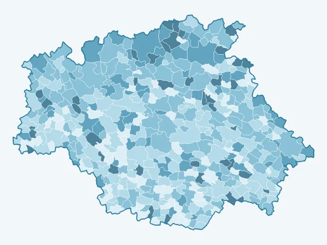 Carte du vote Éric Zemmour dans le Gers (32)