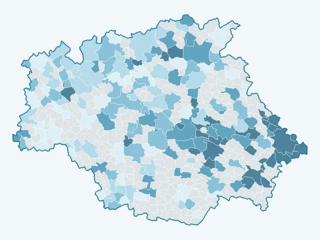 Carte des prix de l'immobilier dans le Gers (32)