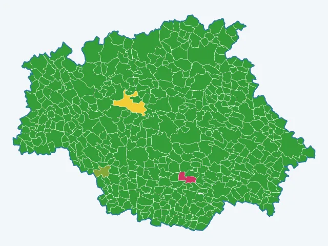 Carte des infractions liées aux stupéfiants dans le Gers (32)