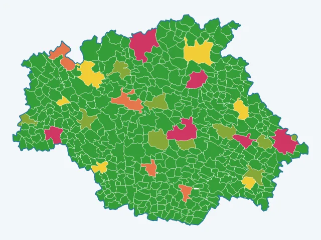 Carte des vols et dégradations dans le Gers (32)