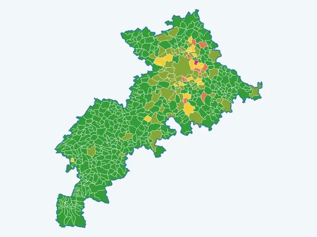 Carte des cambriolages dans la Haute-Garonne (31)