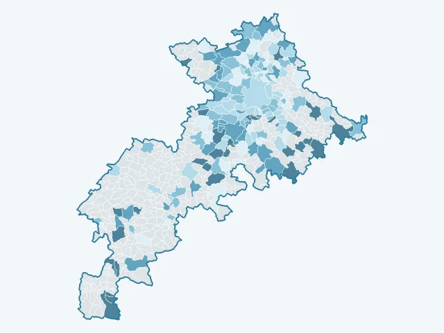 Carte de l'évolution des prix immobiliers dans la Haute-Garonne (31)