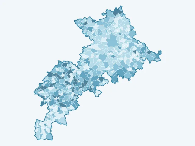 Carte des logements vacants dans la Haute-Garonne (31)