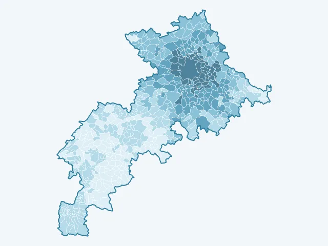 Carte des loyers dans la Haute-Garonne (31)