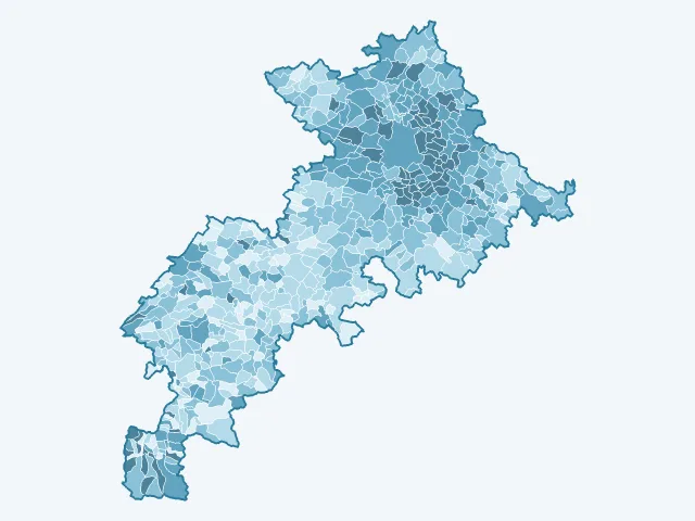 Carte du vote Emmanuel Macron dans la Haute-Garonne (31)