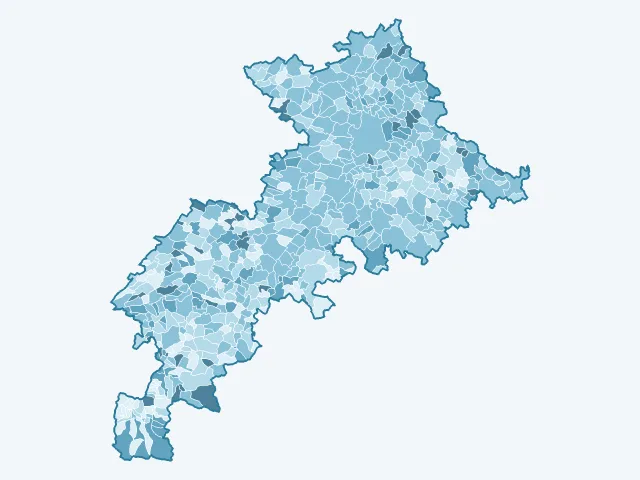 Carte du vote Éric Zemmour dans la Haute-Garonne (31)