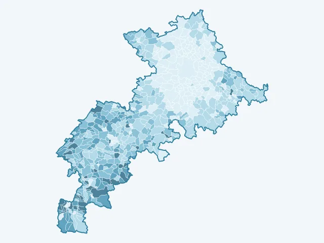 Carte du vote Jean Lassalle dans la Haute-Garonne (31)