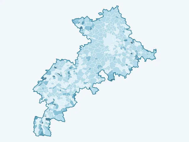 Carte du vote Nicolas Dupont-Aignan dans la Haute-Garonne (31)